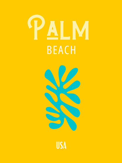 Affiche "Palm Beach"