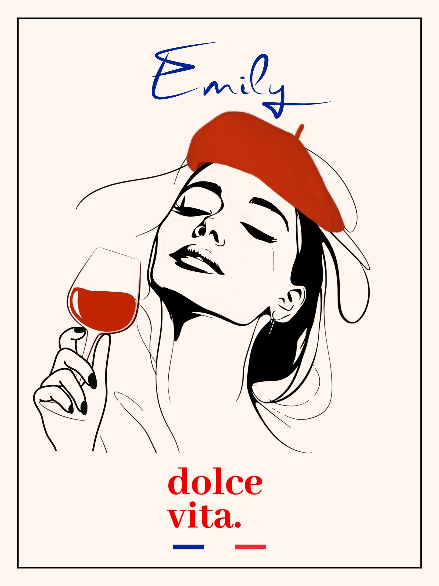 Affiche "dolce vita."