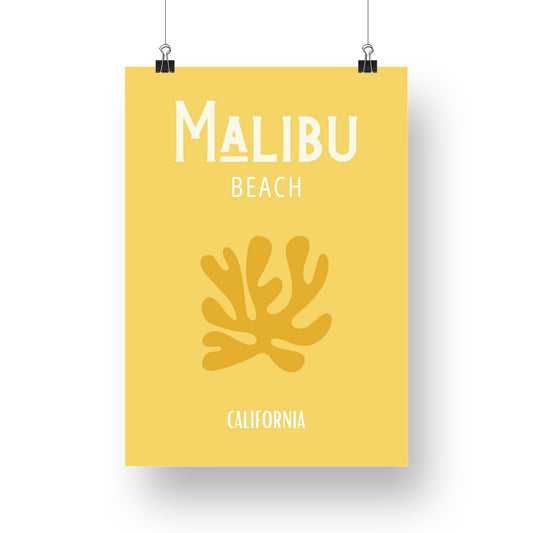 Affiche "Malibu Beach"