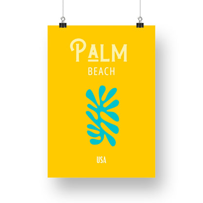 Affiche "Palm Beach"