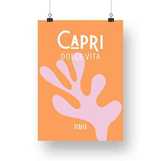 Affiche "Capri, Dolce Vita"