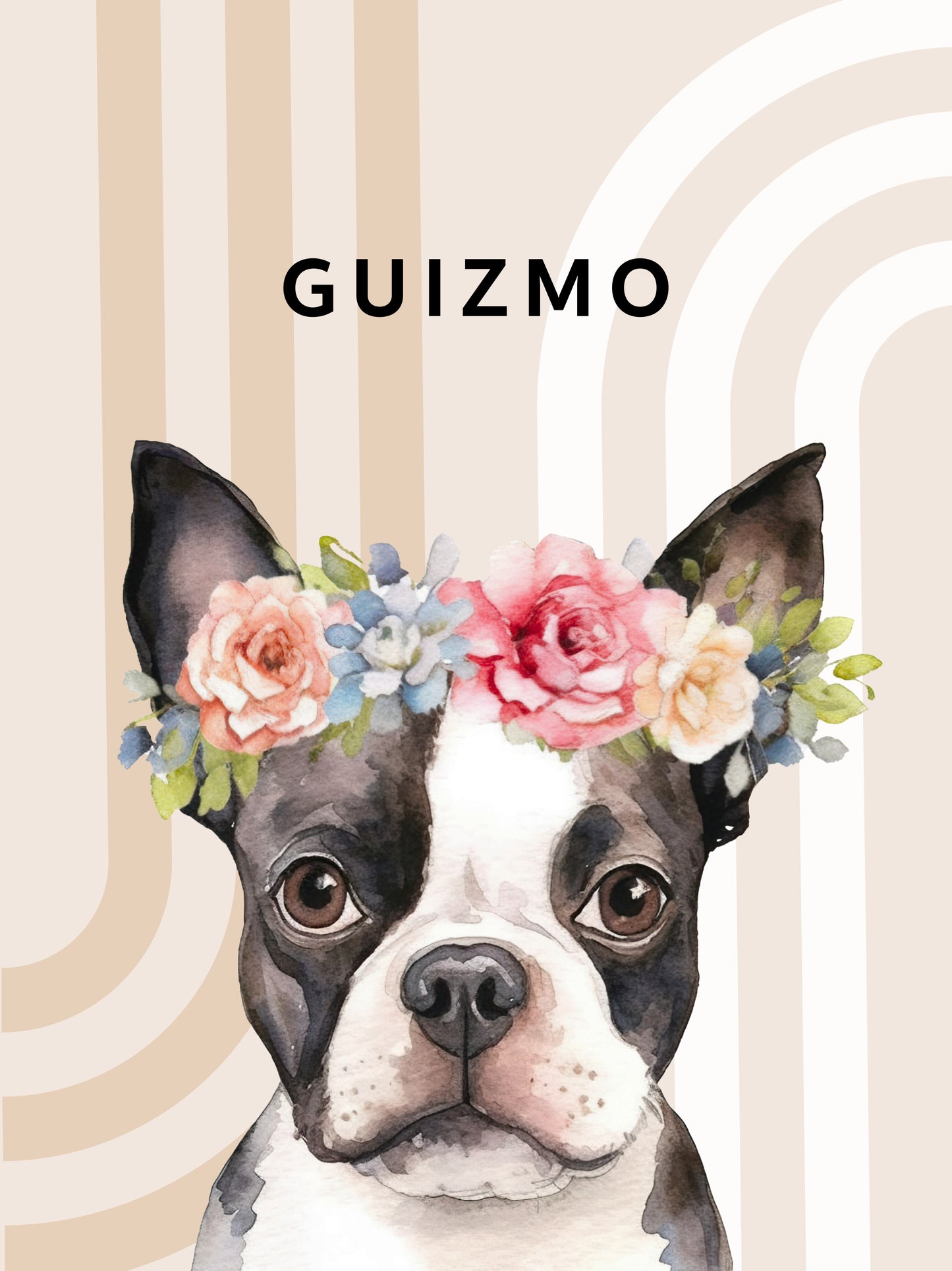 Affiche Chien "Guizmo"