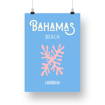 Affiche "Bahamas Beach"