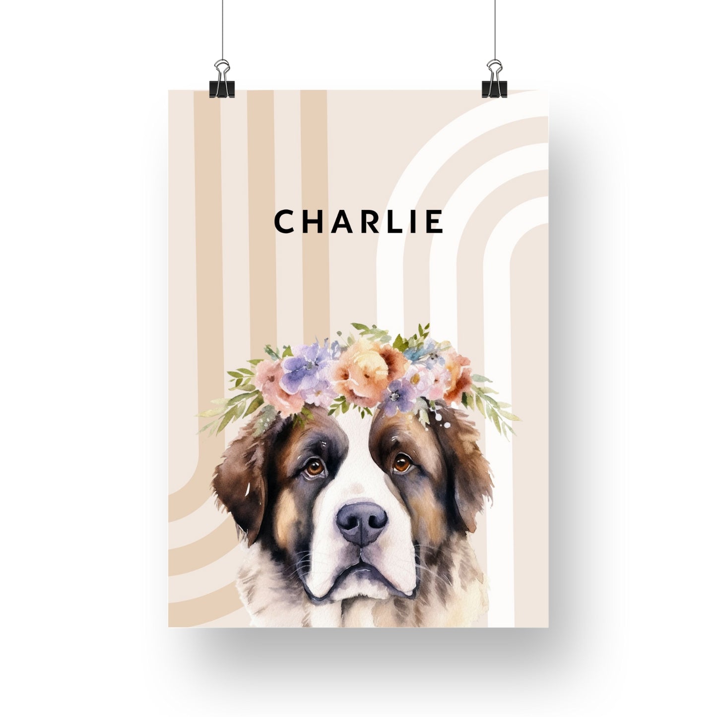 Affiche Chien "Charlie"