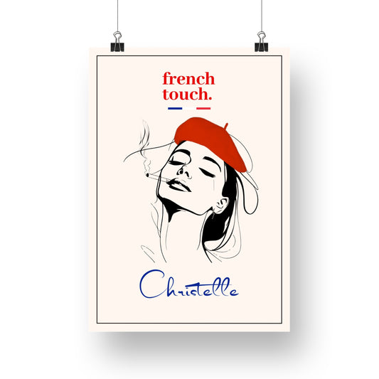 Affiche "french touch."