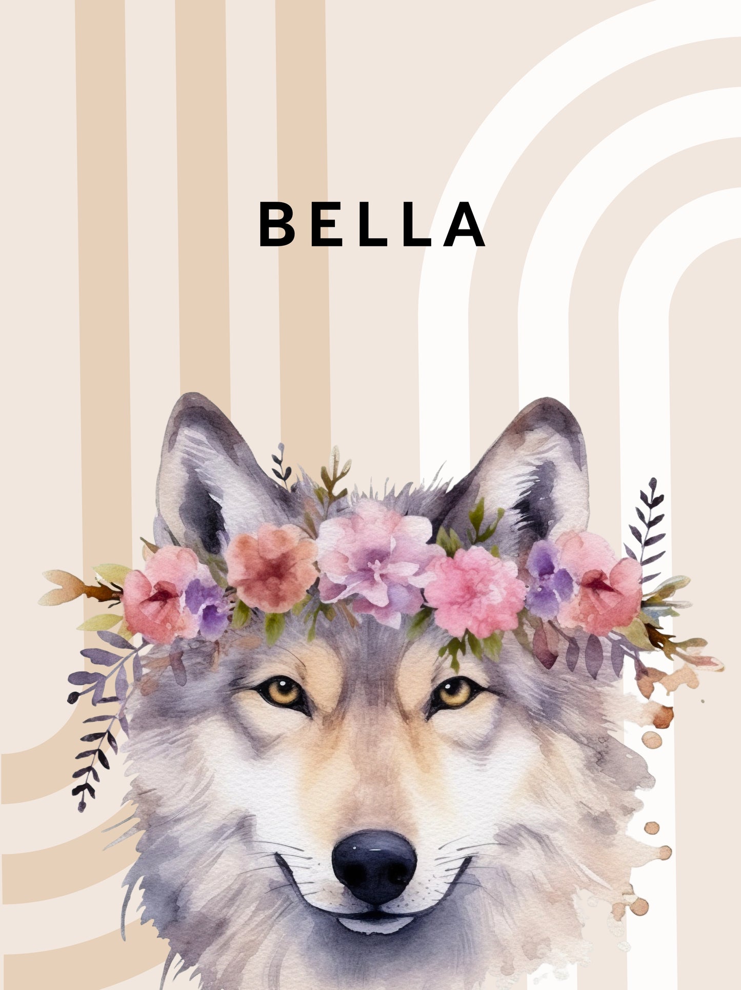 Affiche Chien "Bella"