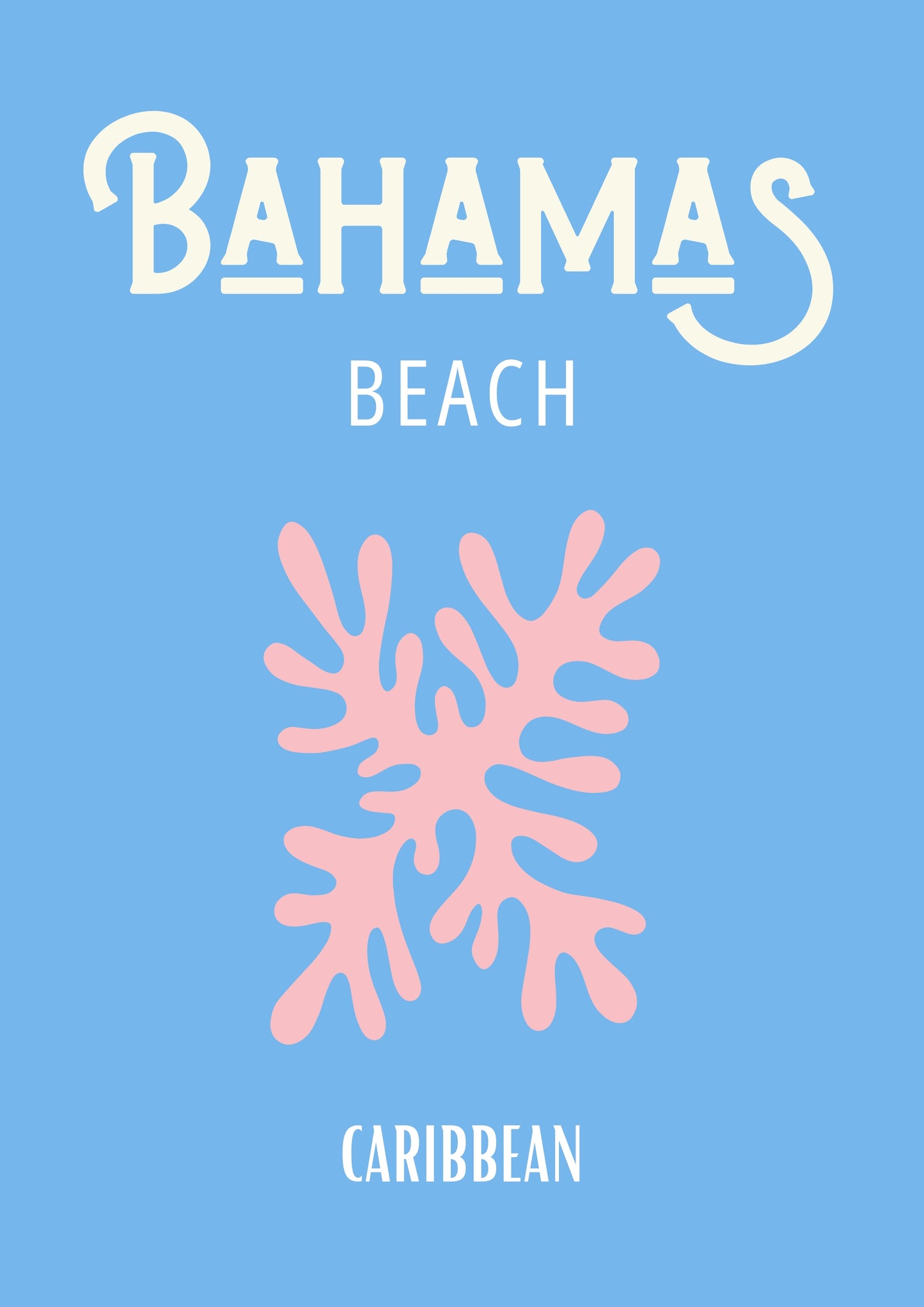 Affiche "Bahamas Beach"